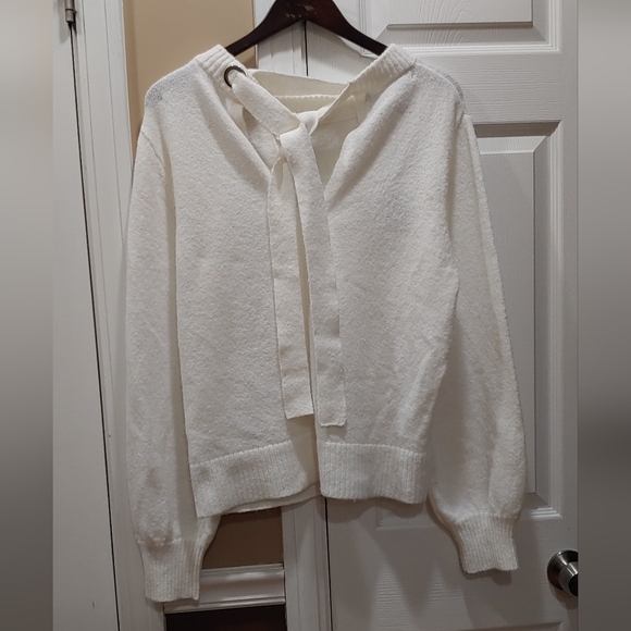 Cozy White Sweater - Picture 1 of 5